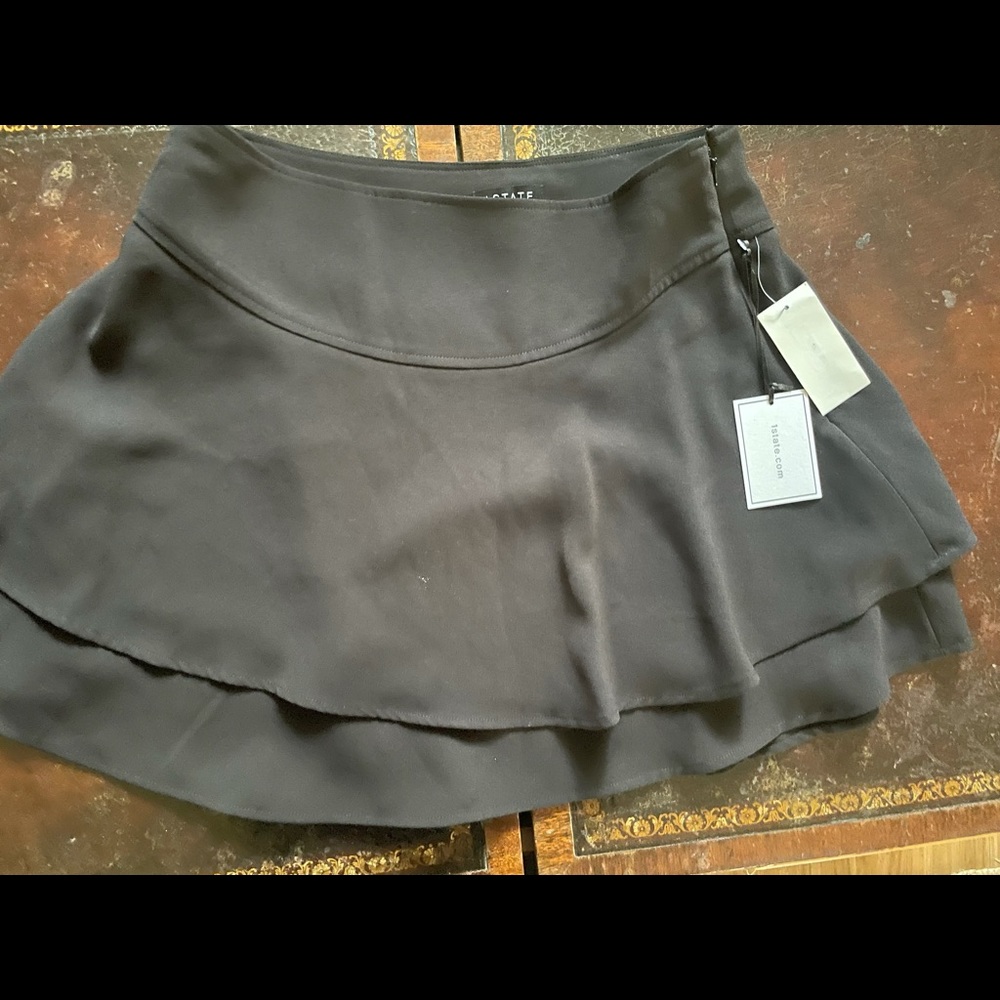 Nordstrom black ruffle skirt size M